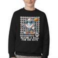 100 Days Of School Boys Baseball 100th Day Of School Kids Youth Crewneck Sweatshirt 100 Days Of School Boys Baseball 100th Day Of School Kids Youth Crewneck Sweatshirt