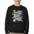 100 Days Smarter Baseball Sport School Celebration Youth Crewneck Sweatshirt 100 Days Smarter Baseball Sport School Celebration Youth Crewneck Sweatshirt