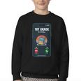 1st Grade Is Calling First Day Back To School First Grade Youth Crewneck Sweatshirt
