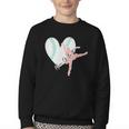 2 Sided Sorry Can't Dance Baseball Bye Mom Of Both Youth Crewneck Sweatshirt