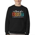 2027 Back To School Graduation Limited Edition Class Of 2027 Youth Crewneck Sweatshirt 2027 Back To School Graduation Limited Edition Class Of 2027 Youth Crewneck Sweatshirt
