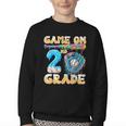 2nd Grade Back To School Baseball Drip Ice Cream Game On Youth Crewneck Sweatshirt 2nd Grade Back To School Baseball Drip Ice Cream Game On Youth Crewneck Sweatshirt