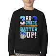 3rd Grade Back To School Baseball Drip Ice Cream Batter Up Youth Crewneck Sweatshirt 3rd Grade Back To School Baseball Drip Ice Cream Batter Up Youth Crewneck Sweatshirt