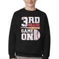 3rd Grade Game On Back To School Baseball Boy Third Grade Youth Crewneck Sweatshirt 3rd Grade Game On Back To School Baseball Boy Third Grade Youth Crewneck Sweatshirt