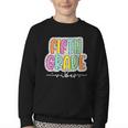 5th Fifth Grade Vibes Back To School Dalmatian Dots Youth Crewneck Sweatshirt 5th Fifth Grade Vibes Back To School Dalmatian Dots Youth Crewneck Sweatshirt