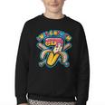 I Was 6 Now I’m 7 Banana Drip Birthday Baseball Youth Crewneck Sweatshirt I Was 6 Now I’m 7 Banana Drip Birthday Baseball Youth Crewneck Sweatshirt