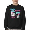 Now Im 6 Next Year I'Ll Be 7 Baseball Ice Cream Drip 67 Meme Youth Crewneck Sweatshirt Now Im 6 Next Year I'Ll Be 7 Baseball Ice Cream Drip 67 Meme Youth Crewneck Sweatshirt