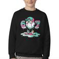 67 Meme Six Seven 6 7 Meme Baseball Ice Cream Drip Youth Crewneck Sweatshirt