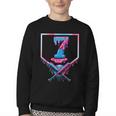 67 Six Seven Meme Baseball Ice Cream Drip 67 Gen Alpha Slang Youth Crewneck Sweatshirt