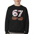 67 Trend Baseball Six Seven Number For Boys Men Youth Crewneck Sweatshirt