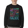 7th Grade Typography Team Seventh Grade Back To School Kids Youth Crewneck Sweatshirt 7th Grade Typography Team Seventh Grade Back To School Kids Youth Crewneck Sweatshirt