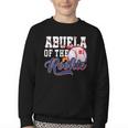 Abuela Rookie Of Year 1st Birthday Baseball Theme Matching Youth Crewneck Sweatshirt Abuela Rookie Of Year 1st Birthday Baseball Theme Matching Youth Crewneck Sweatshirt