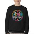 Admin Dream Team Back To School Front Office Employees Staff Youth Crewneck Sweatshirt Admin Dream Team Back To School Front Office Employees Staff Youth Crewneck Sweatshirt