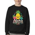 Aloha Kindergarten Pineapple Back To School Youth Crewneck Sweatshirt Aloha Kindergarten Pineapple Back To School Youth Crewneck Sweatshirt