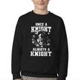 Always A Knight Back To School Spirit Youth Crewneck Sweatshirt