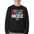 Assistant Principal Mode On Back To School Vice Principals Youth Crewneck Sweatshirt Assistant Principal Mode On Back To School Vice Principals Youth Crewneck Sweatshirt