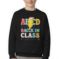 Back To School ABCD Back In Class Youth Crewneck Sweatshirt Back To School ABCD Back In Class Youth Crewneck Sweatshirt