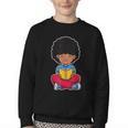 Back To School Afro African American Boy Student Youth Crewneck Sweatshirt Back To School Afro African American Boy Student Youth Crewneck Sweatshirt