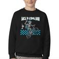 Back To School Bruh Boy Skeleton Riding On a BMX Bike Youth Crewneck Sweatshirt Back To School Bruh Boy Skeleton Riding On a BMX Bike Youth Crewneck Sweatshirt