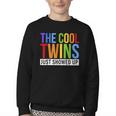 Back To School Cool Twins Just Showed Up Kid Boy Teen Twin Youth Crewneck Sweatshirt Back To School Cool Twins Just Showed Up Kid Boy Teen Twin Youth Crewneck Sweatshirt
