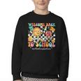 Back To School Custodian First Day Of School Custodian Youth Crewneck Sweatshirt