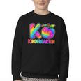 Back To School F Is For Kindergarten Rainbow Apple Kid Youth Crewneck Sweatshirt Back To School F Is For Kindergarten Rainbow Apple Kid Youth Crewneck Sweatshirt