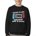Back To School Game Over 2nd Grade Gamer Kids Boys Youth Crewneck Sweatshirt Back To School Game Over 2nd Grade Gamer Kids Boys Youth Crewneck Sweatshirt