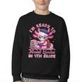 Back To School I'm Ready To Axolotl Question In 4th Grade Youth Crewneck Sweatshirt Back To School I'm Ready To Axolotl Question In 4th Grade Youth Crewneck Sweatshirt