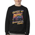 Back To School Kindergarten Monster Truck First Day Boys Youth Crewneck Sweatshirt