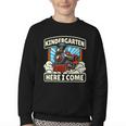 Back To School Kindergarten Here I Come Train Boys Girls Youth Crewneck Sweatshirt Back To School Kindergarten Here I Come Train Boys Girls Youth Crewneck Sweatshirt