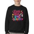 Back To School Little Miss 2nd Grader Rainbow Girl Youth Crewneck Sweatshirt Back To School Little Miss 2nd Grader Rainbow Girl Youth Crewneck Sweatshirt