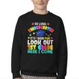 Back To School Look Out 1st Grade Here I Come For Kids Youth Crewneck Sweatshirt Back To School Look Out 1st Grade Here I Come For Kids Youth Crewneck Sweatshirt