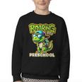 Back To School Preschool Dinosaur First Day Of School Boy Youth Crewneck Sweatshirt