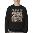 Back To School Senior 12th Grade Class Of 2025 Camouflage Youth Crewneck Sweatshirt Back To School Senior 12th Grade Class Of 2025 Camouflage Youth Crewneck Sweatshirt