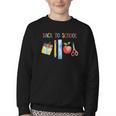 Back To School Shirt Apple Crayons Pencil Ruler Cute Graphic Youth Crewneck Sweatshirt Back To School Shirt Apple Crayons Pencil Ruler Cute Graphic Youth Crewneck Sweatshirt