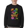 Back To School Sports Basketball Football Recess Youth Crewneck Sweatshirt Back To School Sports Basketball Football Recess Youth Crewneck Sweatshirt