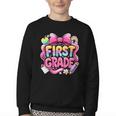Back To School Team 1st Grade First Grade Youth Crewneck Sweatshirt Back To School Team 1st Grade First Grade Youth Crewneck Sweatshirt