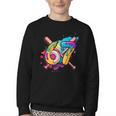 Banana Baseball 67 Ice Cream Drip Meme Youth Crewneck Sweatshirt Banana Baseball 67 Ice Cream Drip Meme Youth Crewneck Sweatshirt