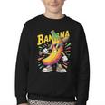 Banana Baseball Cartoon Cool Sports Kids Teens Youth Crewneck Sweatshirt Banana Baseball Cartoon Cool Sports Kids Teens Youth Crewneck Sweatshirt