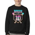 Baseball 10 Year Old Ice Cream Drip 10th Birthday Boy Player Youth Crewneck Sweatshirt Baseball 10 Year Old Ice Cream Drip 10th Birthday Boy Player Youth Crewneck Sweatshirt