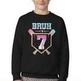 Baseball 7 Year Old Ice Cream Drip 7th Birthday Boys Player Youth Crewneck Sweatshirt Baseball 7 Year Old Ice Cream Drip 7th Birthday Boys Player Youth Crewneck Sweatshirt