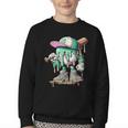 Baseball Drip For Boys Ice Cream Drip Baseball Youth Crewneck Sweatshirt Baseball Drip For Boys Ice Cream Drip Baseball Youth Crewneck Sweatshirt