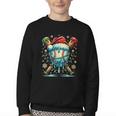 Baseball Drip Boys Youth Santa Christmas Baseball Youth Crewneck Sweatshirt Baseball Drip Boys Youth Santa Christmas Baseball Youth Crewneck Sweatshirt