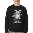 Baseball Drip Ice Cream Apparel Youth Boy Easter Day Youth Crewneck Sweatshirt