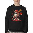Baseball Drip Ice Cream Apparel Youth Boy Valentine Youth Crewneck Sweatshirt Baseball Drip Ice Cream Apparel Youth Boy Valentine Youth Crewneck Sweatshirt