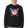Baseball Drip Purple Glove Respect The Drip Youth Boys Girls Youth Crewneck Sweatshirt Baseball Drip Purple Glove Respect The Drip Youth Boys Girls Youth Crewneck Sweatshirt