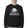 Baseball Grammie Sport Baseball Player Youth Crewneck Sweatshirt Baseball Grammie Sport Baseball Player Youth Crewneck Sweatshirt