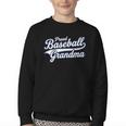 Baseball Grandma Graphic Youth Crewneck Sweatshirt Baseball Grandma Graphic Youth Crewneck Sweatshirt