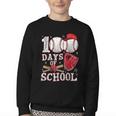 Baseball Happy 100 Days Of School Boy Girl Kid Teacher Youth Crewneck Sweatshirt Baseball Happy 100 Days Of School Boy Girl Kid Teacher Youth Crewneck Sweatshirt
