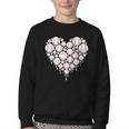Baseball Heart Drip Valentine's Day Baseball Lover Boys Men Youth Crewneck Sweatshirt Baseball Heart Drip Valentine's Day Baseball Lover Boys Men Youth Crewneck Sweatshirt